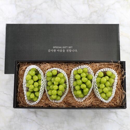 고당도 샤인머스켓 선물세트 3kg 내외(4수)