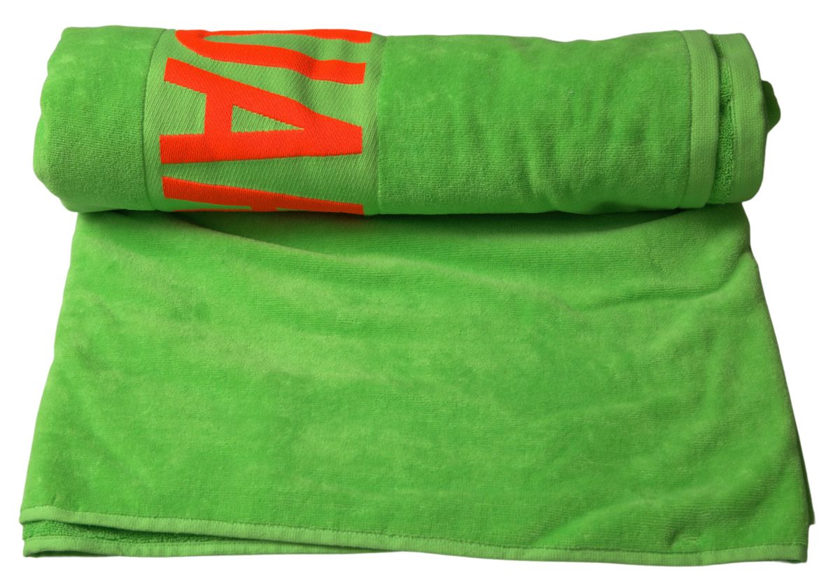 Dsquared² Chic Green Cotton Beach Towel