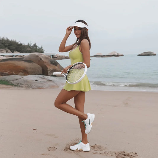 Tennis Suit All-in-one Yoga Suit Women Sports Fitness Running