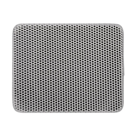 Cat litter mat collects scattered cat litter