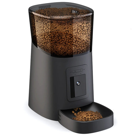 Camera Video Automatic Pet Feeder Smart Schedule Timer Dry Food Dispenser Bowl