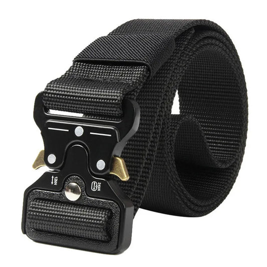 Metal Buckle Genuine Tactical Belt Quick Release Outdoor Military Belt Nylon Sports Accessories Men And Women Black Jeans Belt