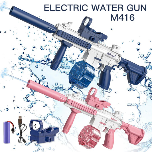 M416 electric large capacity water gun fully automatic shooting toy beach outdoor entertainment children and adult gifts