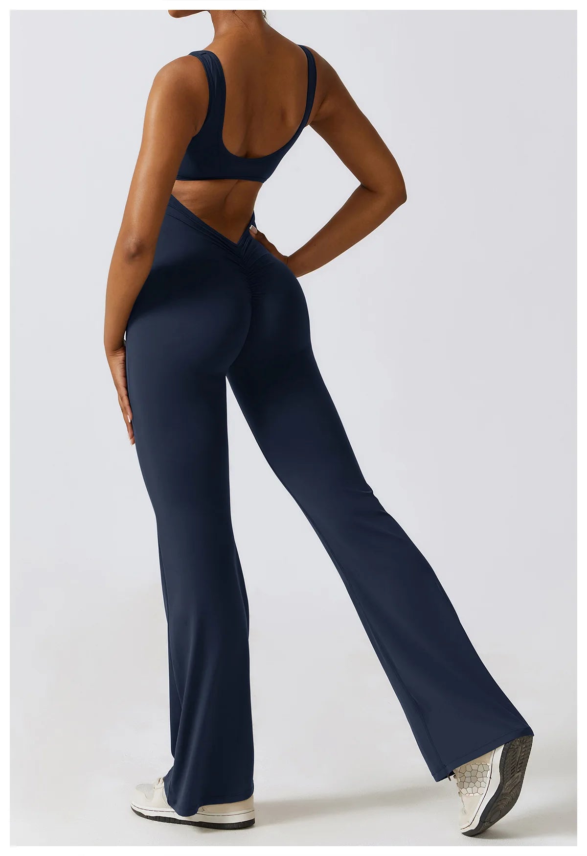 Women Yoga Backless Jumpsuit