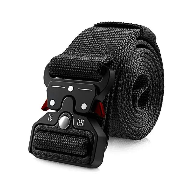 Metal Buckle Genuine Tactical Belt Quick Release Outdoor Military Belt Nylon Sports Accessories Men And Women Black Jeans Belt