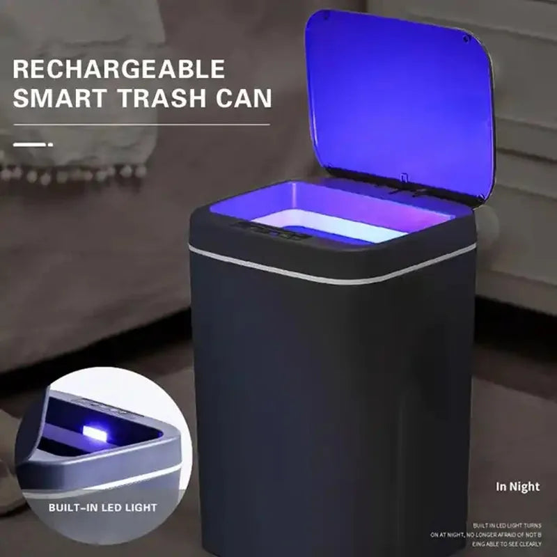 16L Automatic Sensor Trash Can, Touchless Smart Bin Waste Nasket