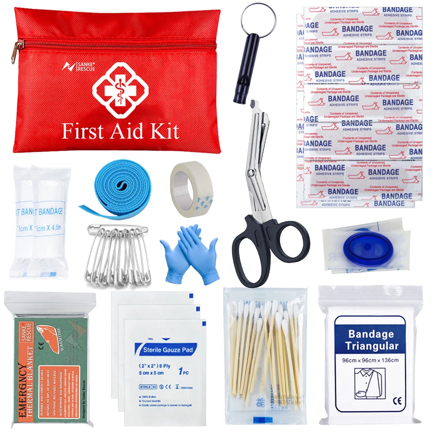 Tactical First Aid Kit In The Car Military Acessories Survival Kits Camping Equipments Medical Bag Self-defense EDC Pouch ifak