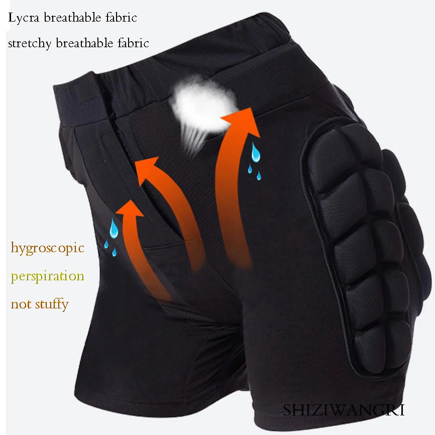 Outdoor Ski Skateboarding Protective Shorts, Armor Hip Pads