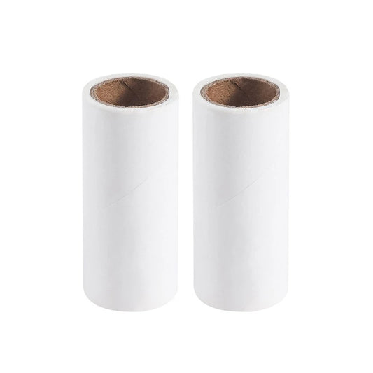 Portable Tearable Roll Paper Sticky Roller Dust Wiper Lint Roller Remover Brush Pet Hair