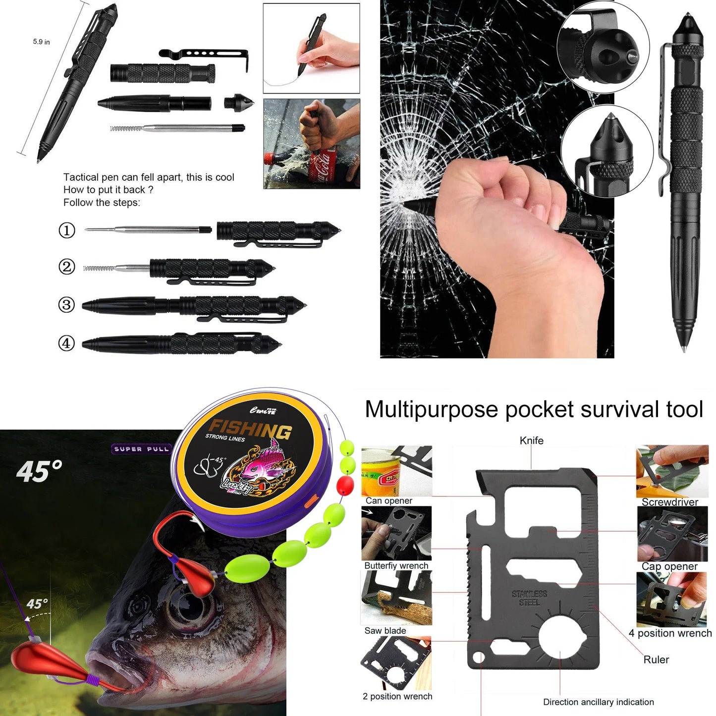 Tactical First Aid Kit In The Car Military Acessories Survival Kits Camping Equipments Medical Bag Self-defense EDC Pouch ifak