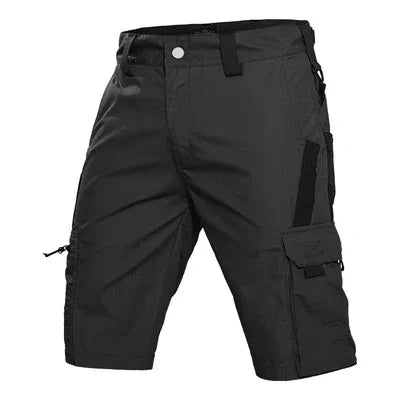 Black Camo Cargo Pants Outdoor Multi-pocket Ripstop Waterproof Trousers Male Autumn Wear-resistant Training Fishing Work Pant