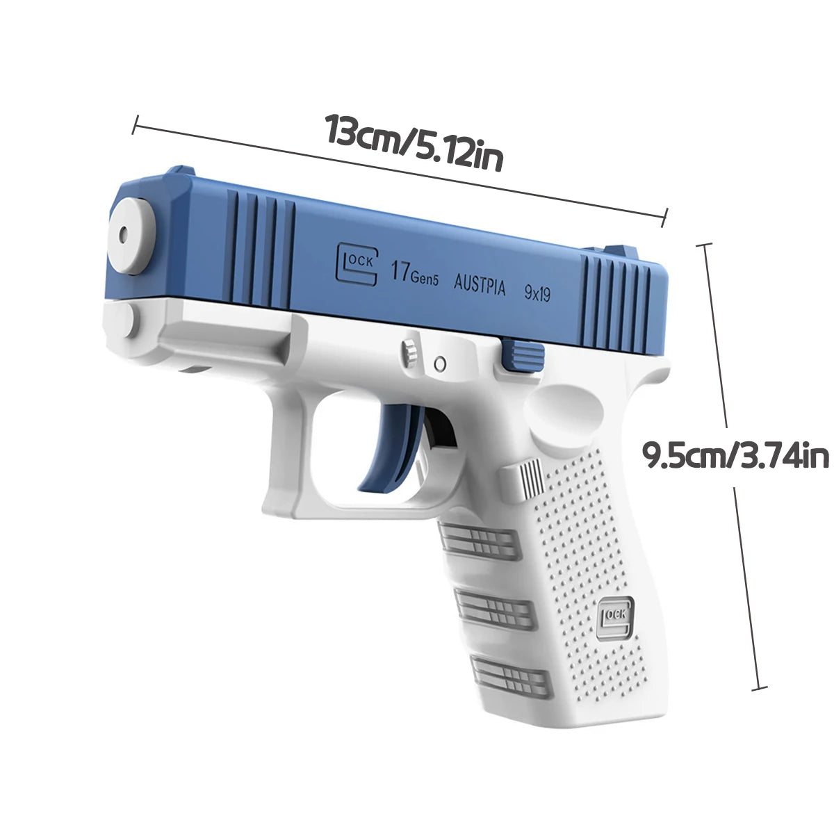 Water Guns Glock Pistol Toy Squirt Guns Blaster for Summer Shooting Games Outdoor Toys Water Blaster Pistol for Kids Adult