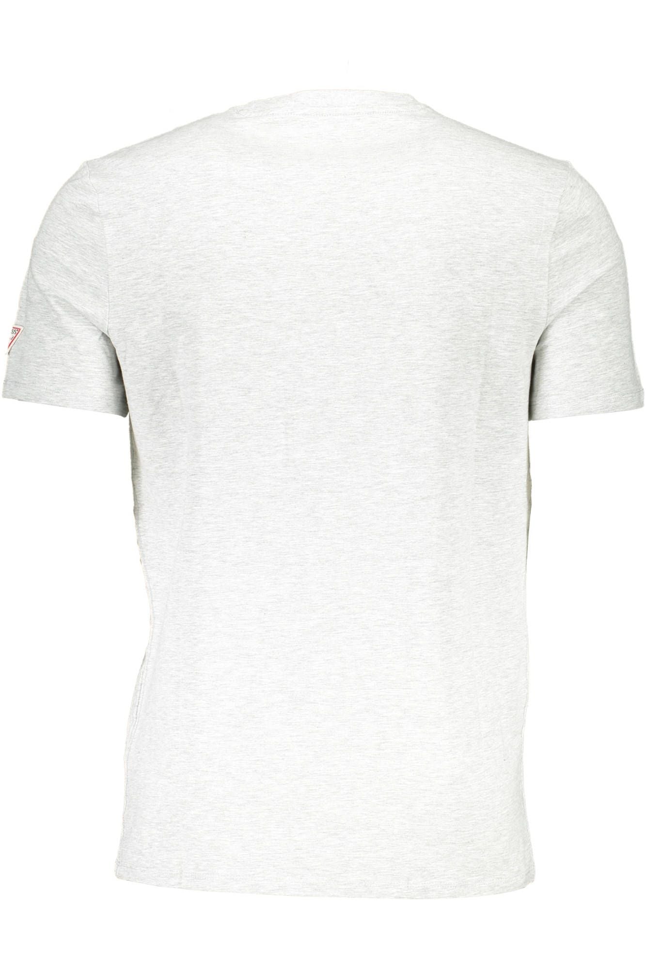 Guess Jeans Sleek Gray Cotton Slim Fit Tee