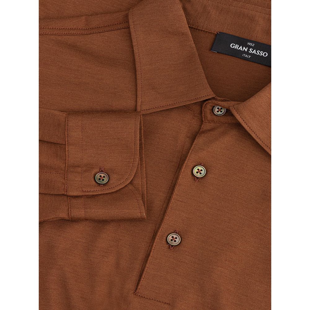Gran Sasso Silken Splendor Men's Luxury Polo