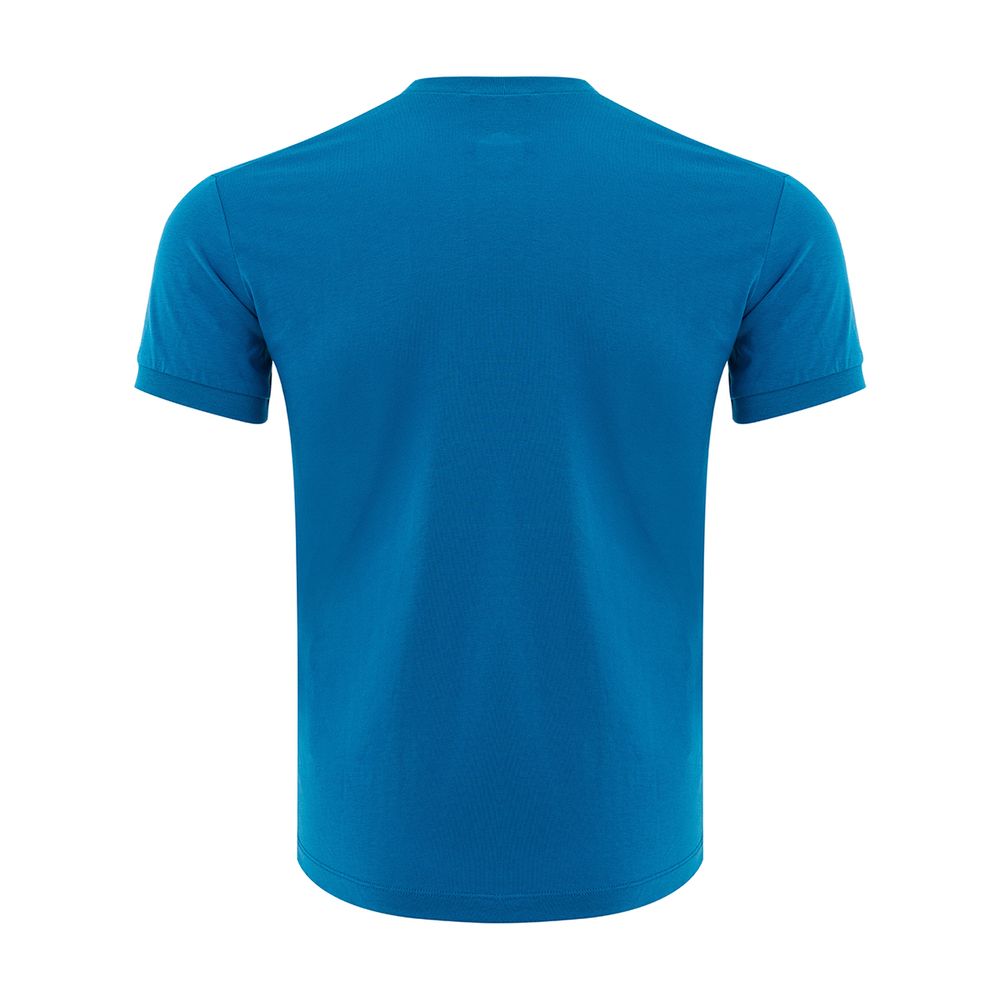 Dsquared² Chic Blue Cotton Crew Neck Tee