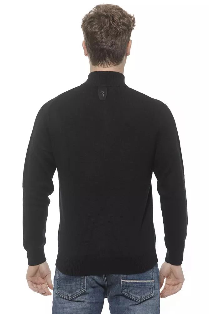 Billionaire Italian Couture Elegant Men's Cashmere Zip Cardigan
