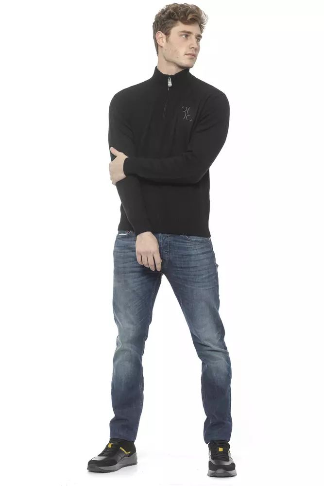 Billionaire Italian Couture Elegant Men's Cashmere Zip Cardigan