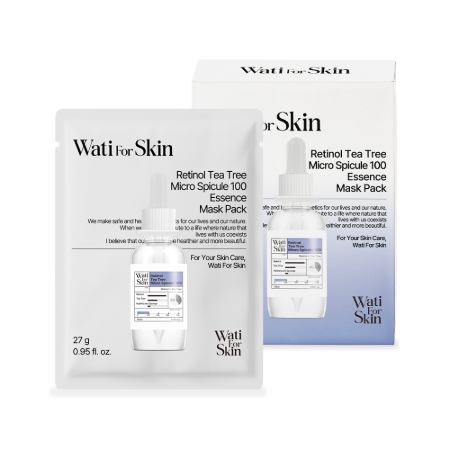 Retinol Tea Tree Micro Spicule 100 Essence Mask Pack