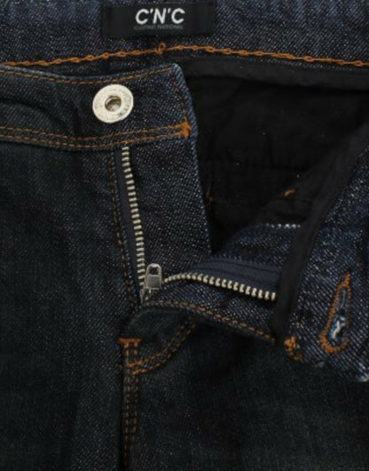 Costume National Chic Blue Slim Fit Denim Delight