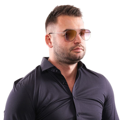 Hally & Son Gray Unisex Sunglasses