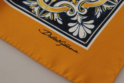 Dolce & Gabbana Elegant Silk Square Men's Scarf