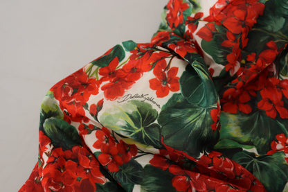 Dolce & Gabbana Enchanting Floral Print Sheath Dress