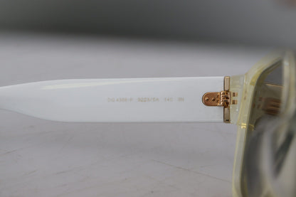 Dolce & Gabbana Elegant White Acetate Sunglasses for Women