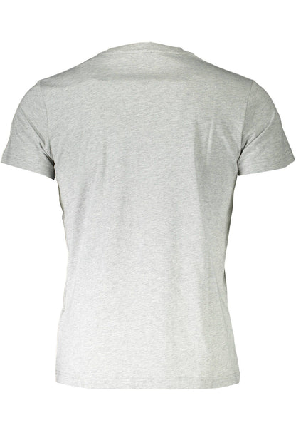 Chic Gray Diesel Short Sleeve Round Neck Tee