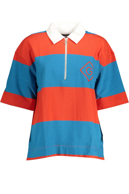 Gant Chic Pink Polo with Zipper Detail