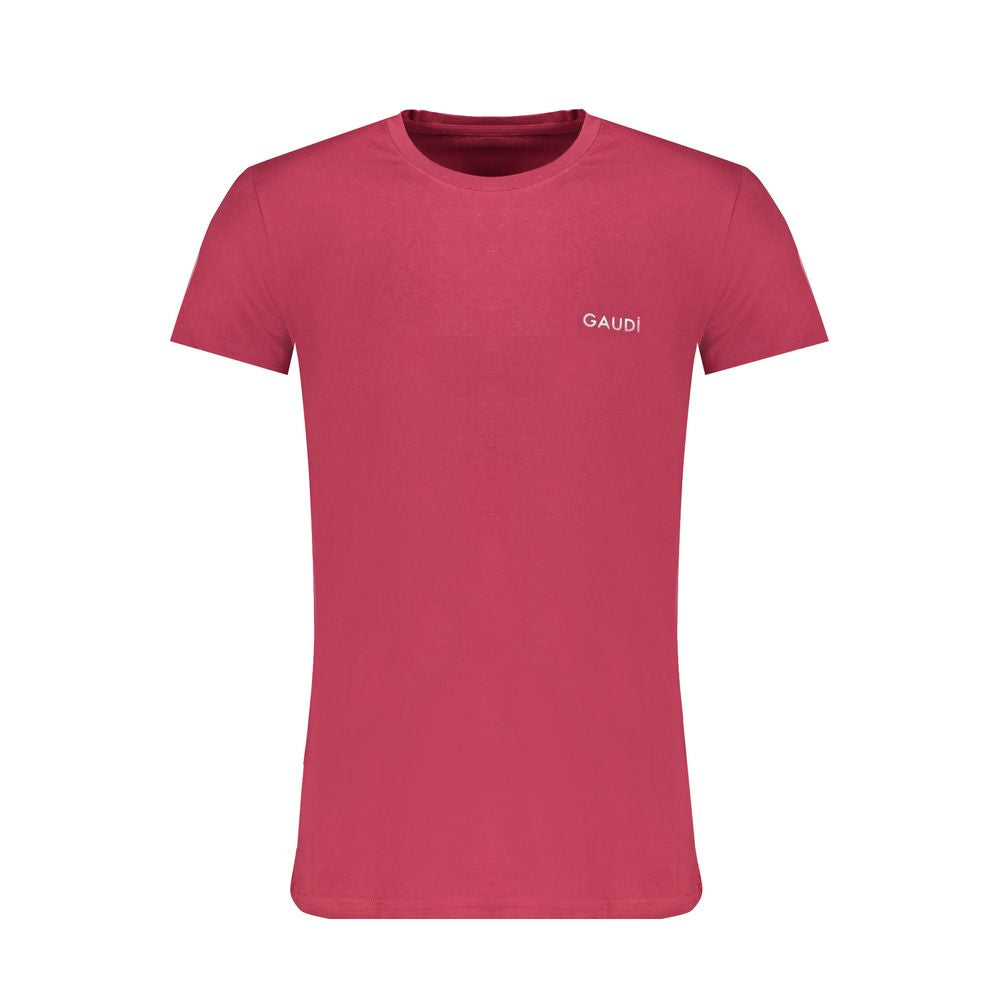Gaudi Red Cotton T-Shirt