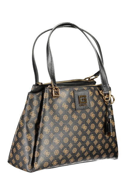 Guess Jeans Chic Brown Polyurethane Shoulder Bag