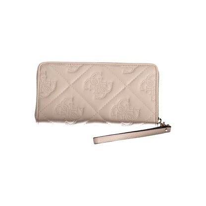 Guess Jeans Beige Polyethylene Wallet