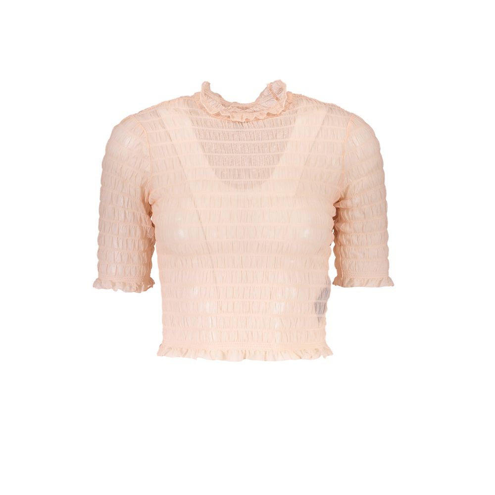 Guess Jeans Pink Nylon Tops & T-Shirt