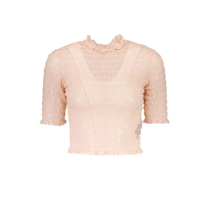 Guess Jeans Pink Nylon Tops & T-Shirt