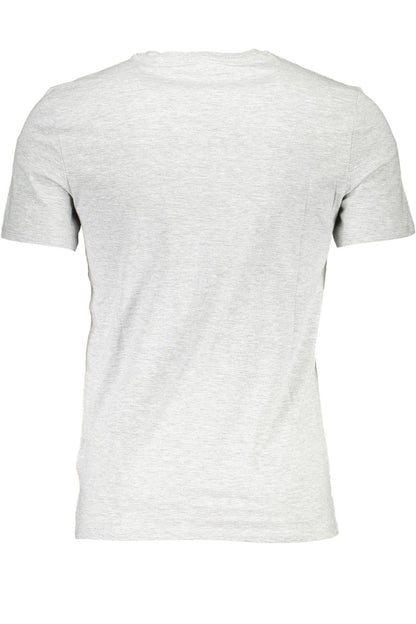 Guess Jeans Chic Gray Slim Fit Logo Tee