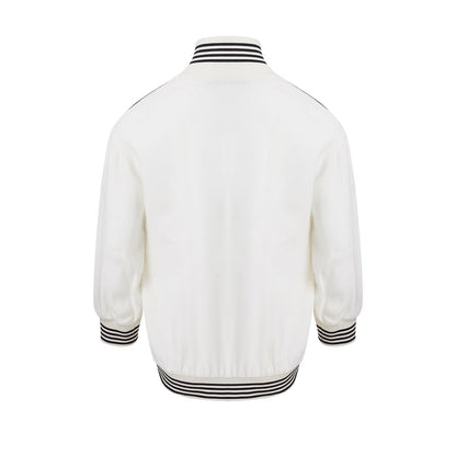 Dolce & Gabbana Elegant Cotton Knit White Sweater