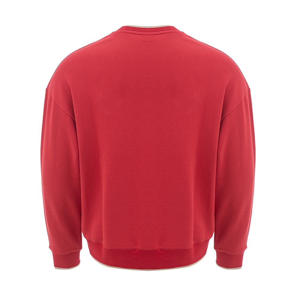Armani Exchange Chic Red Cotton Sweater for Men