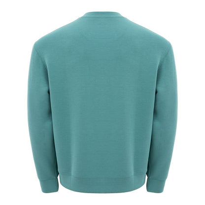 Armani Exchange Sleek Green Modal Crewneck Sweater
