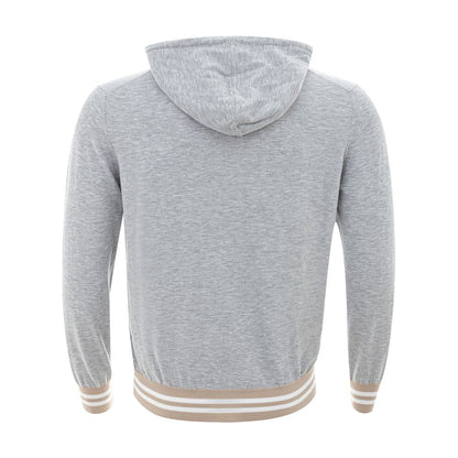 Gran Sasso Elegant Gray Cotton Cardigan for Men
