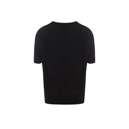 Dolce & Gabbana Elegant Black Cotton Top for Fashion-Forward Women