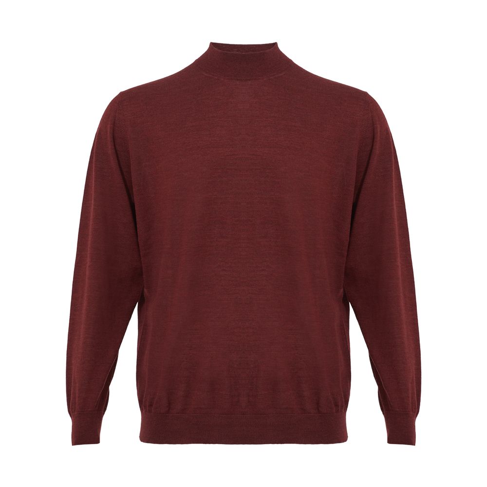 Colombo Elegant Cashmere Red Sweater for Men