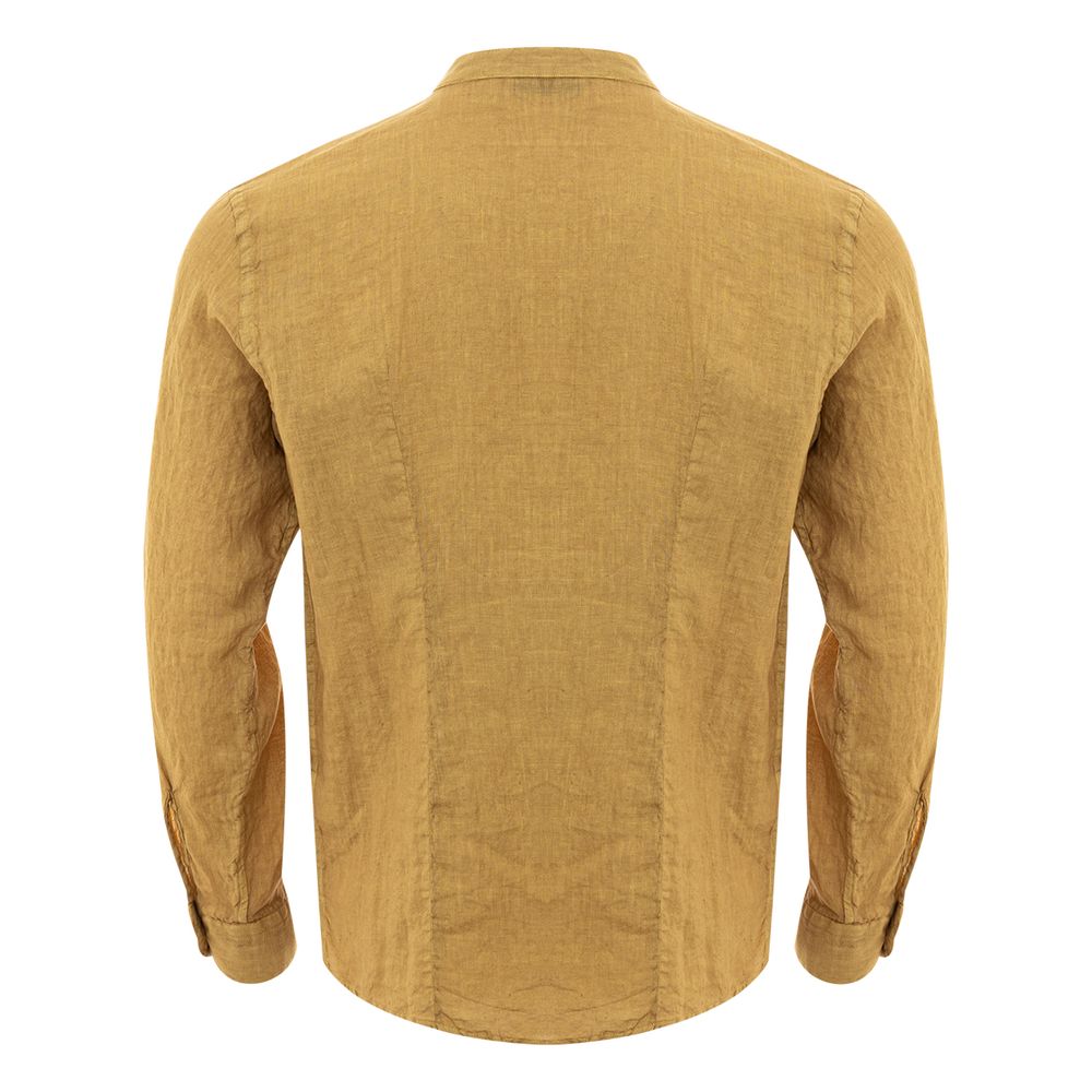 Gran Sasso Gold Linen Elegance Men's Shirt
