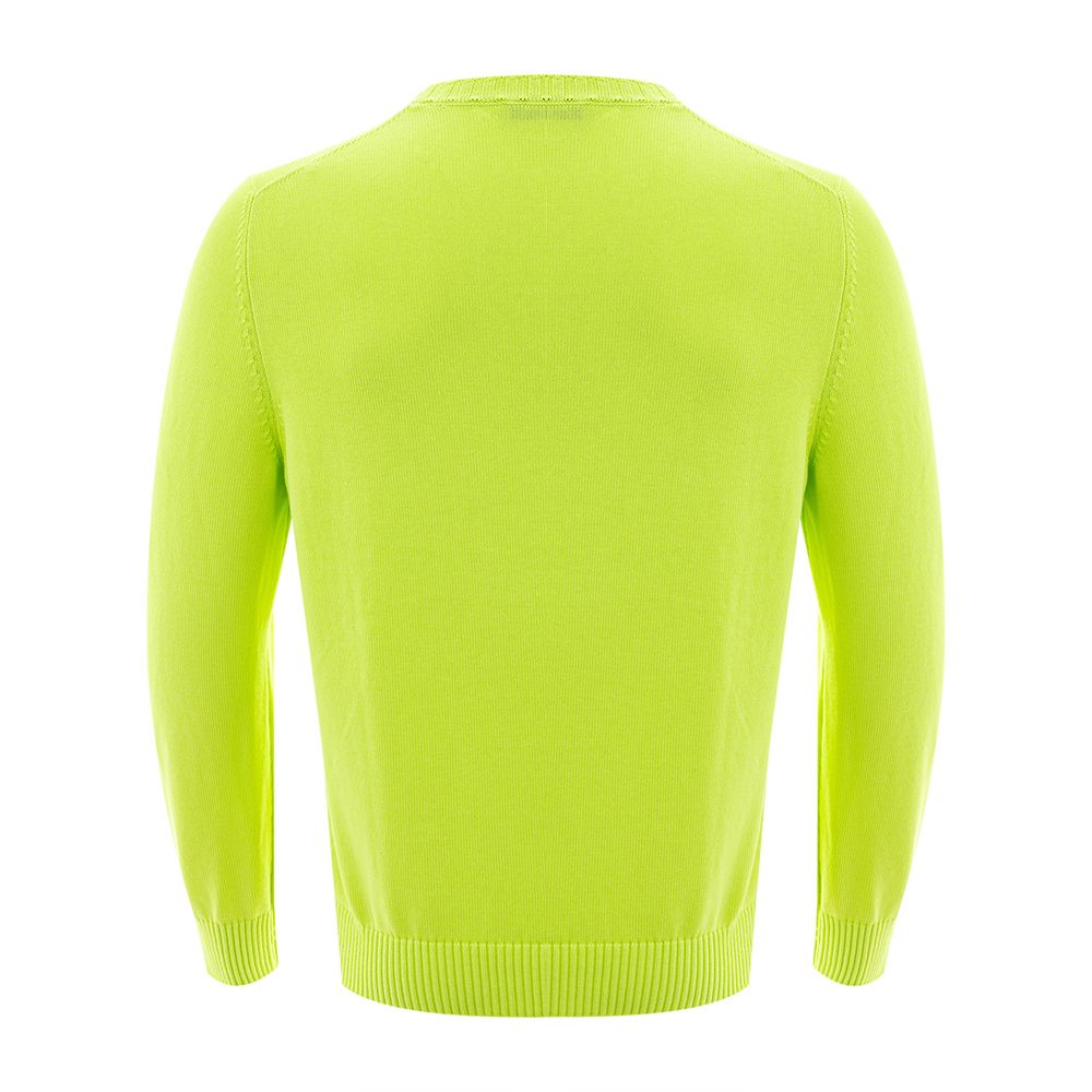 Gran Sasso Radiant Yellow Italian Cotton Sweater for Men