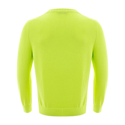 Gran Sasso Radiant Yellow Italian Cotton Sweater for Men