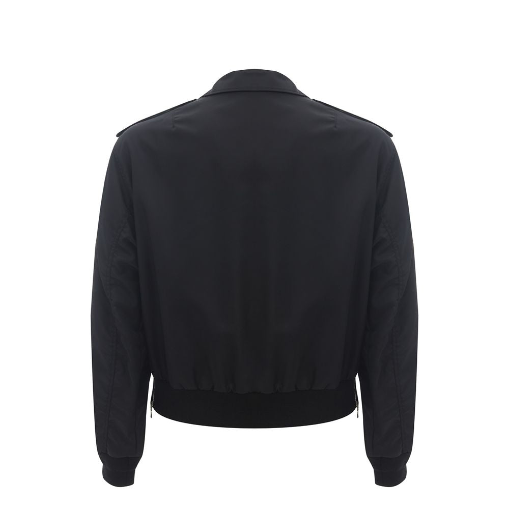 Dolce & Gabbana Elegant Black Polyamide Jacket for Men