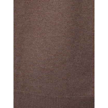 KANGRA Elegant Wool Sweater in Rich Brown
