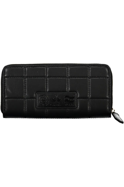 La Martina Sleek Black Polyurethane Wallet