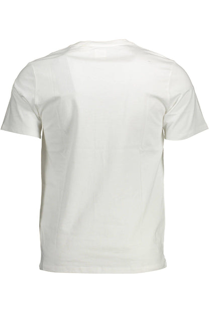 Levi's Classic V-Neck White Cotton Tee