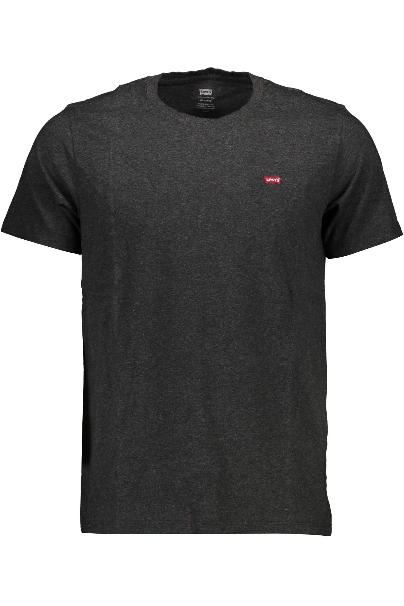 Levi's Classic Gray Cotton Tee with Logo