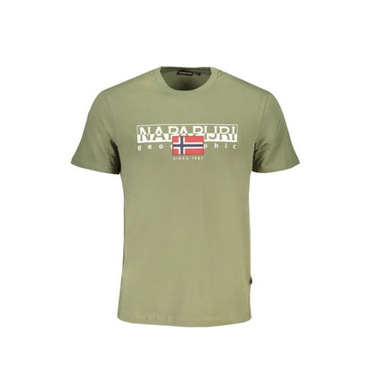 Napapijri Green Cotton T-Shirt